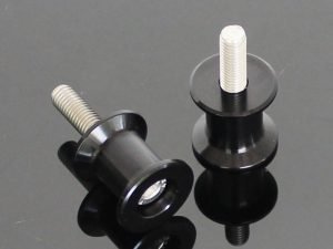 M8 Rear stand bobbins, Black, M8, Assy.