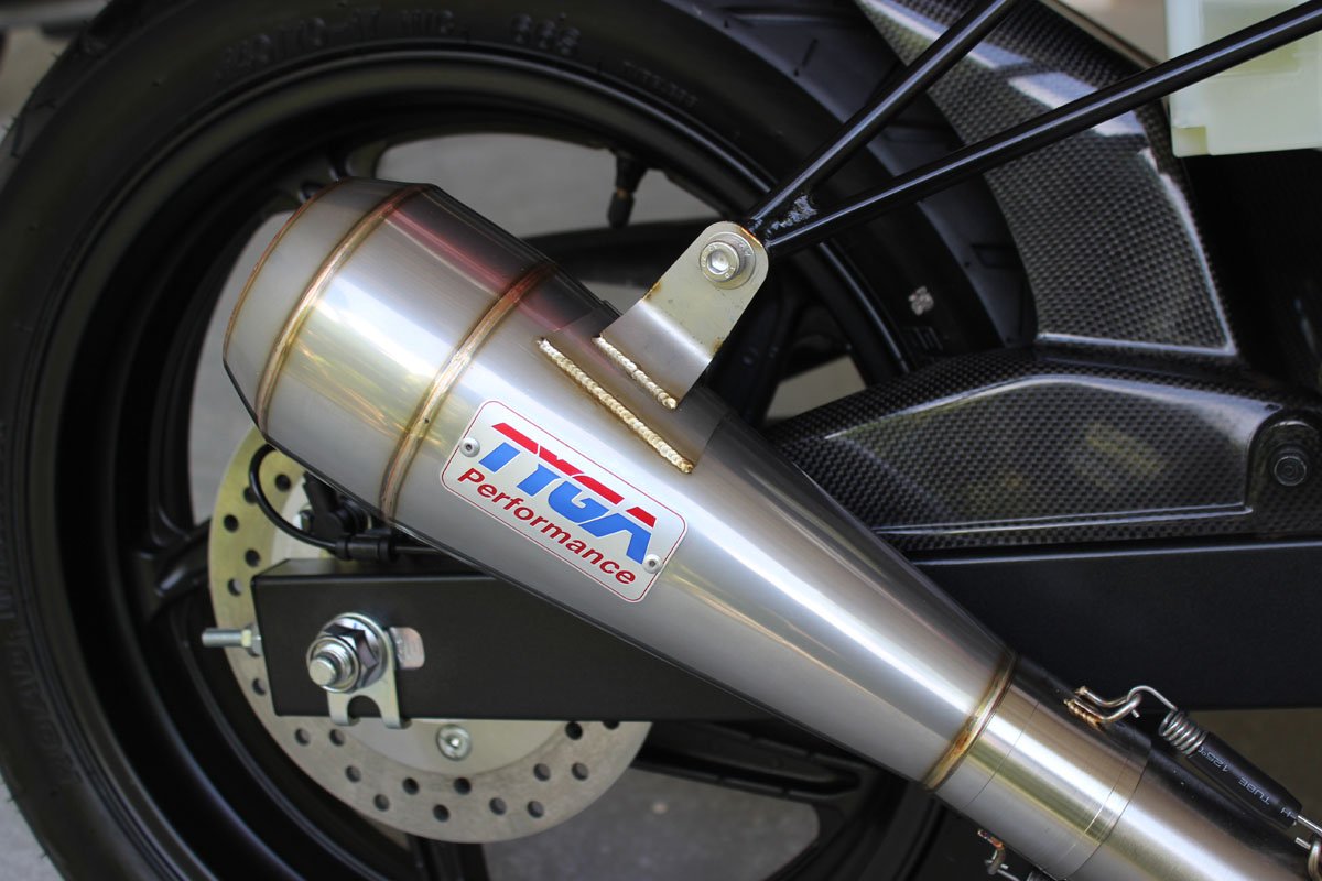 Silencer, Stainless Moto Maggot, 50.8 mm., No fittings - Image 2