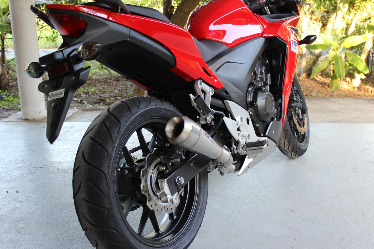 .Set, Pipe, Slip On, CBR500, Moto Maggot Silencer - Image 6