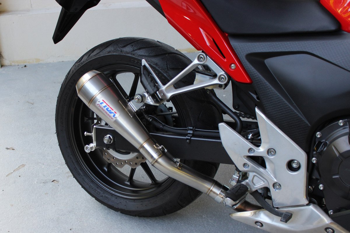 .Set, Pipe, Slip On, CBR500, Moto Maggot Silencer - Image 4