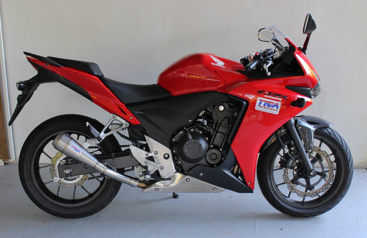 .Set, Pipe, Slip On, CBR500, Moto Maggot Silencer - Image 3