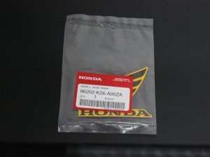 Decal, Left Wing, MSX125, Type 11, Black on Marigold Yellow Scheme