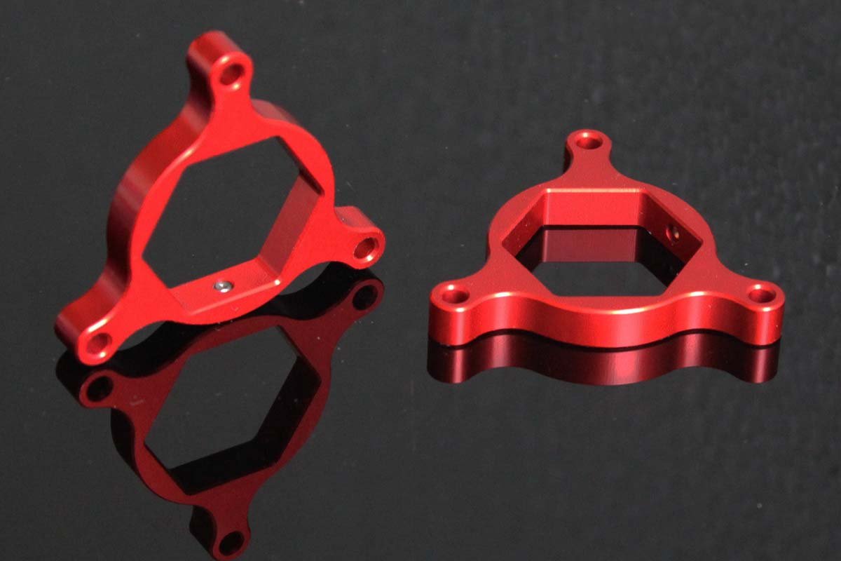 Front Fork Preload Adjuster 22mm., Red - Image 3
