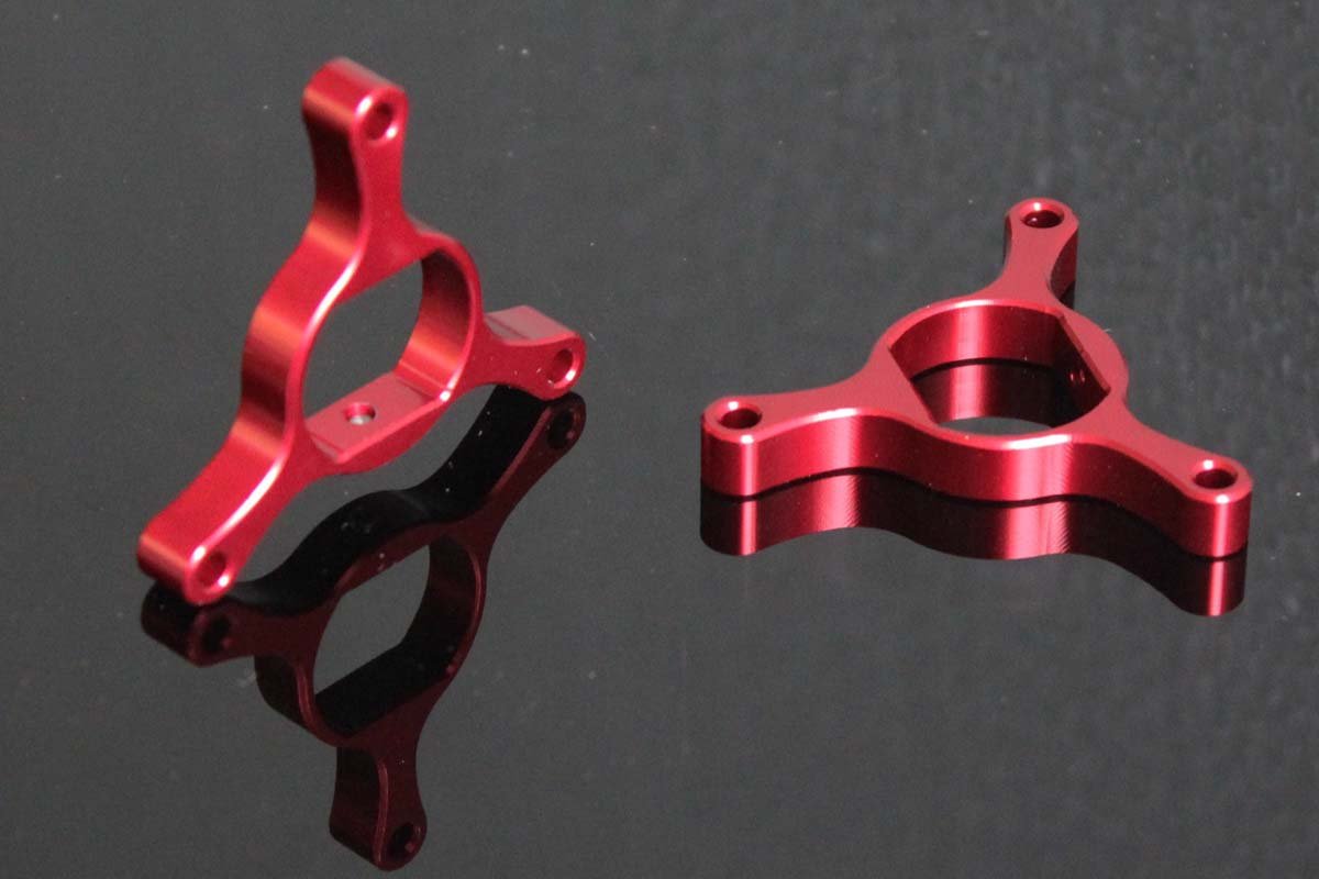 Front Fork Preload Adjuster 14mm., Red - Image 3