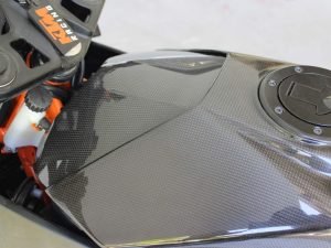 Battery Box Cover, (Carbon), KTM RC125, RC200, RC250, RC390