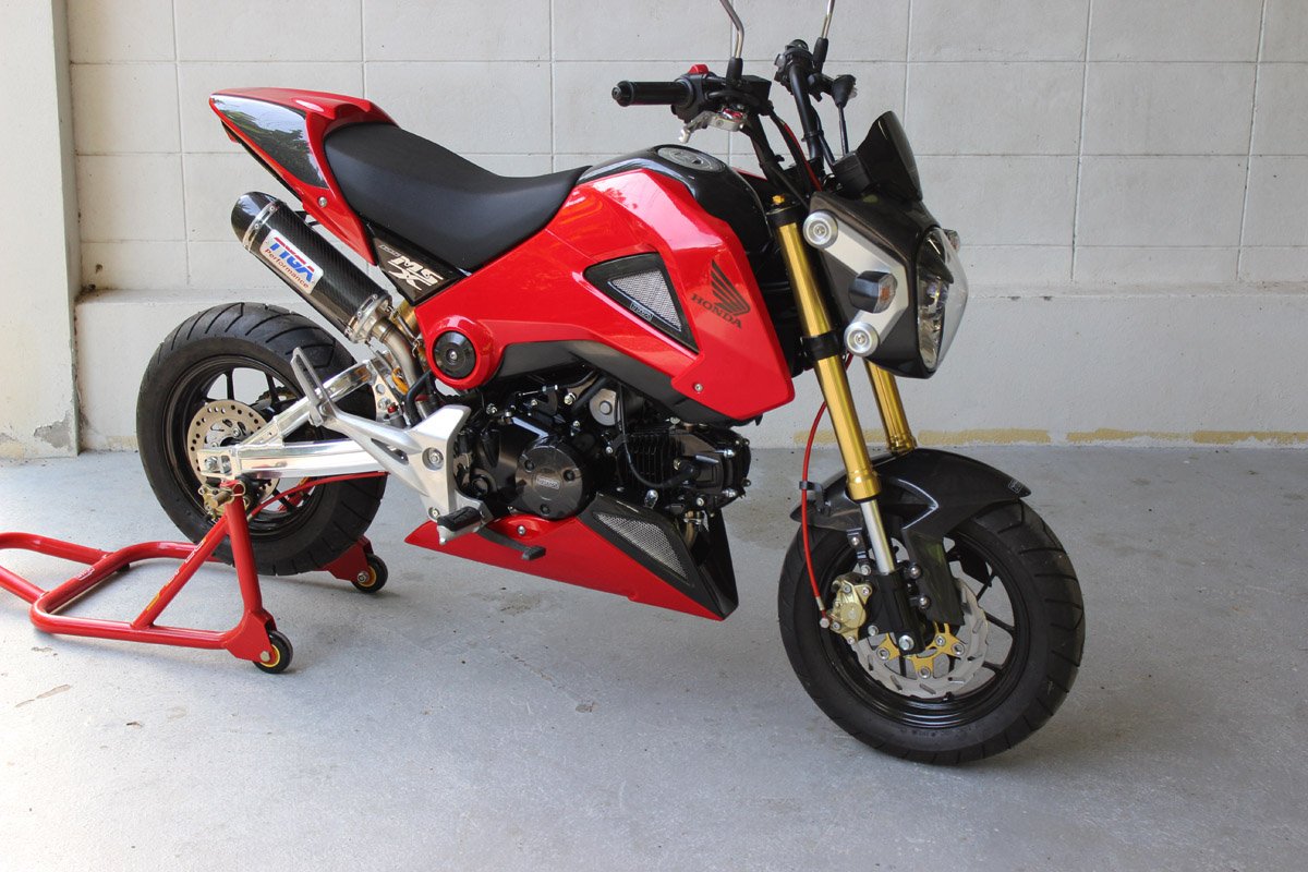 Belly Pan, (GRP), MSX125, Red - Image 3