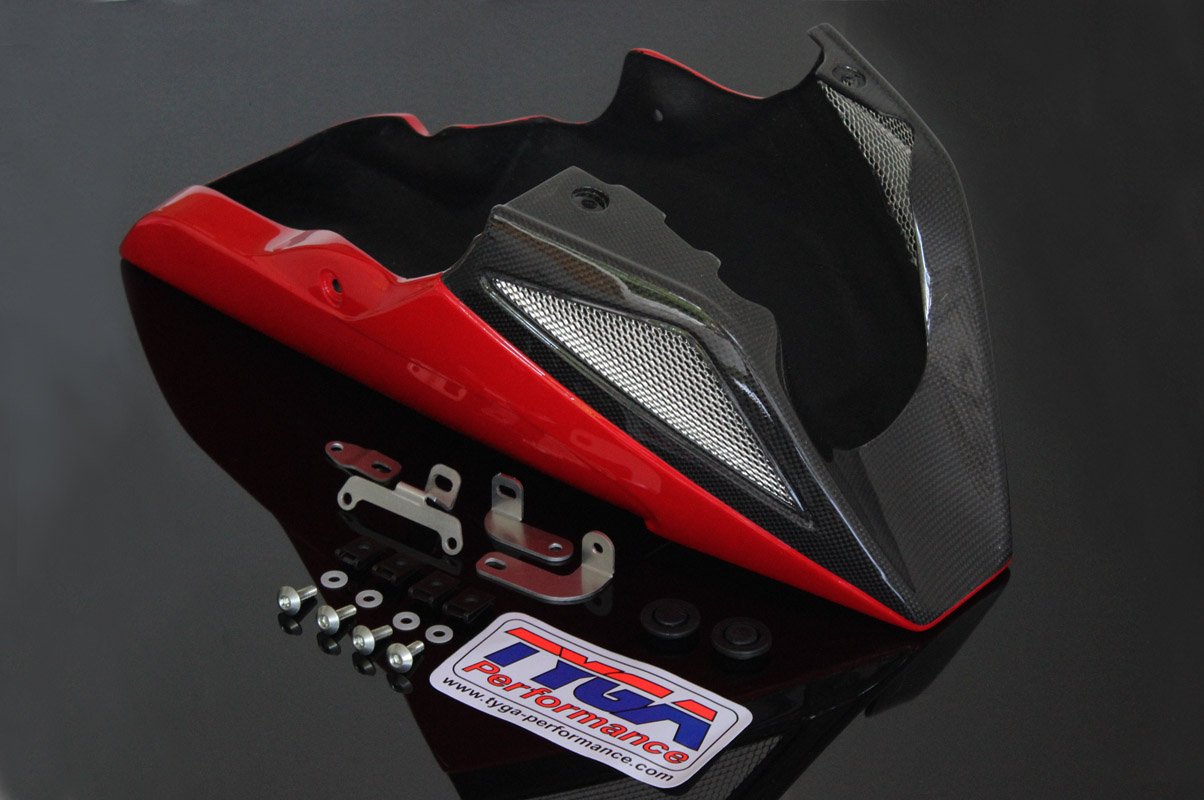 Belly Pan, (GRP/Carbon), MSX125, Red