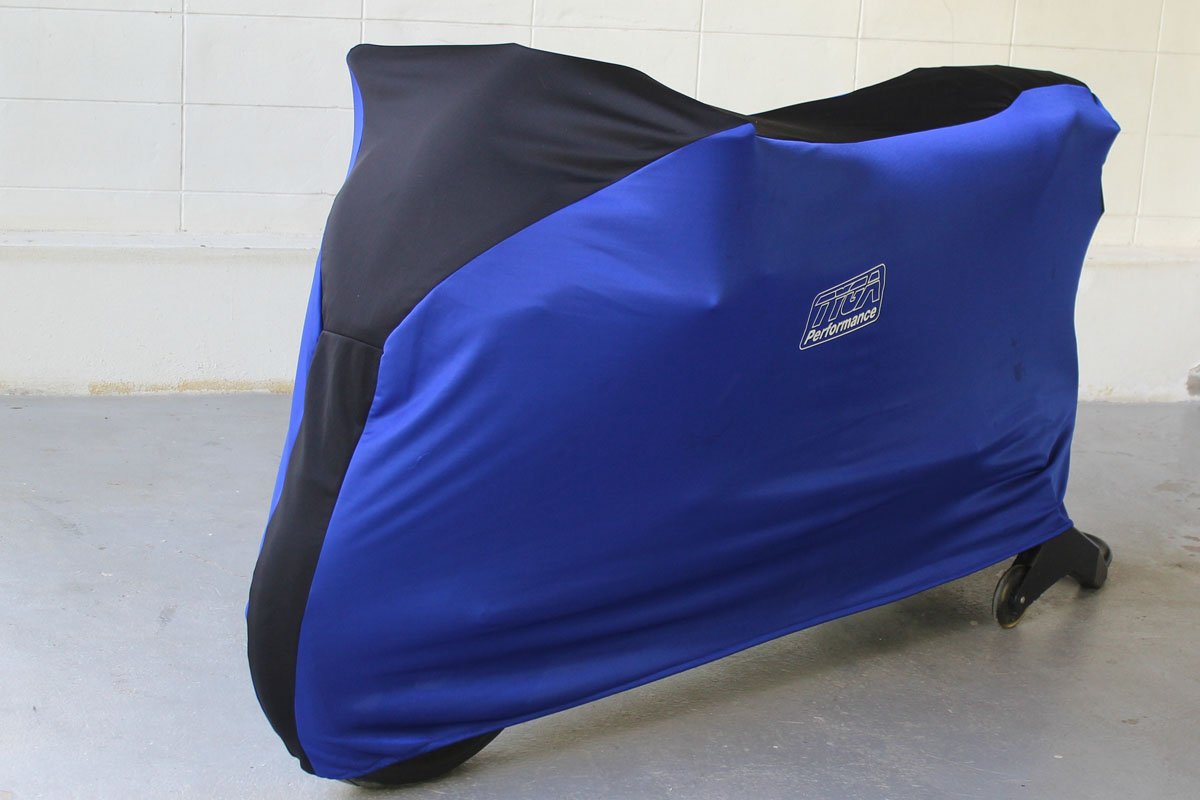 TYGA Bike Dust Cover, Blue/Black - Image 3