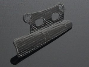 Exhaust Guard, Left, Carbon, KTM RC390 Serpent