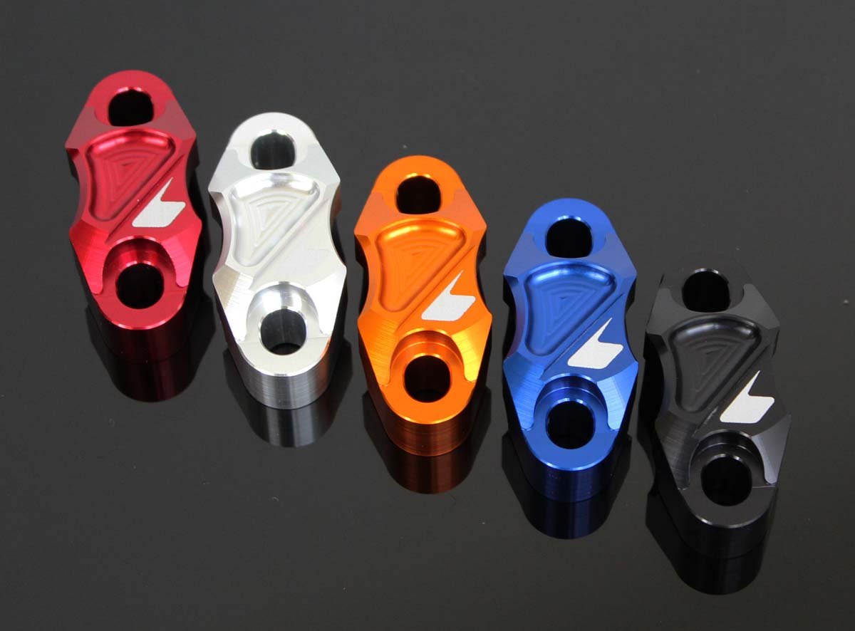 Clutch/Brake Mount Clamp), Silver, Bikers - Image 2