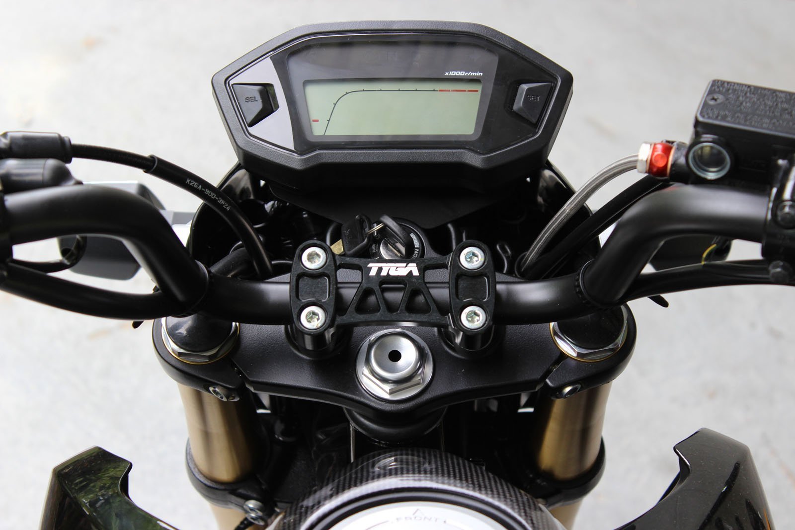 Handlebar Clamp, Monkey 125, MSX125 Grom, Black - Image 3