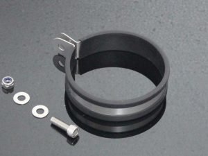 Clamp, Silencer, Ninja 250, Single, 4", Assy.