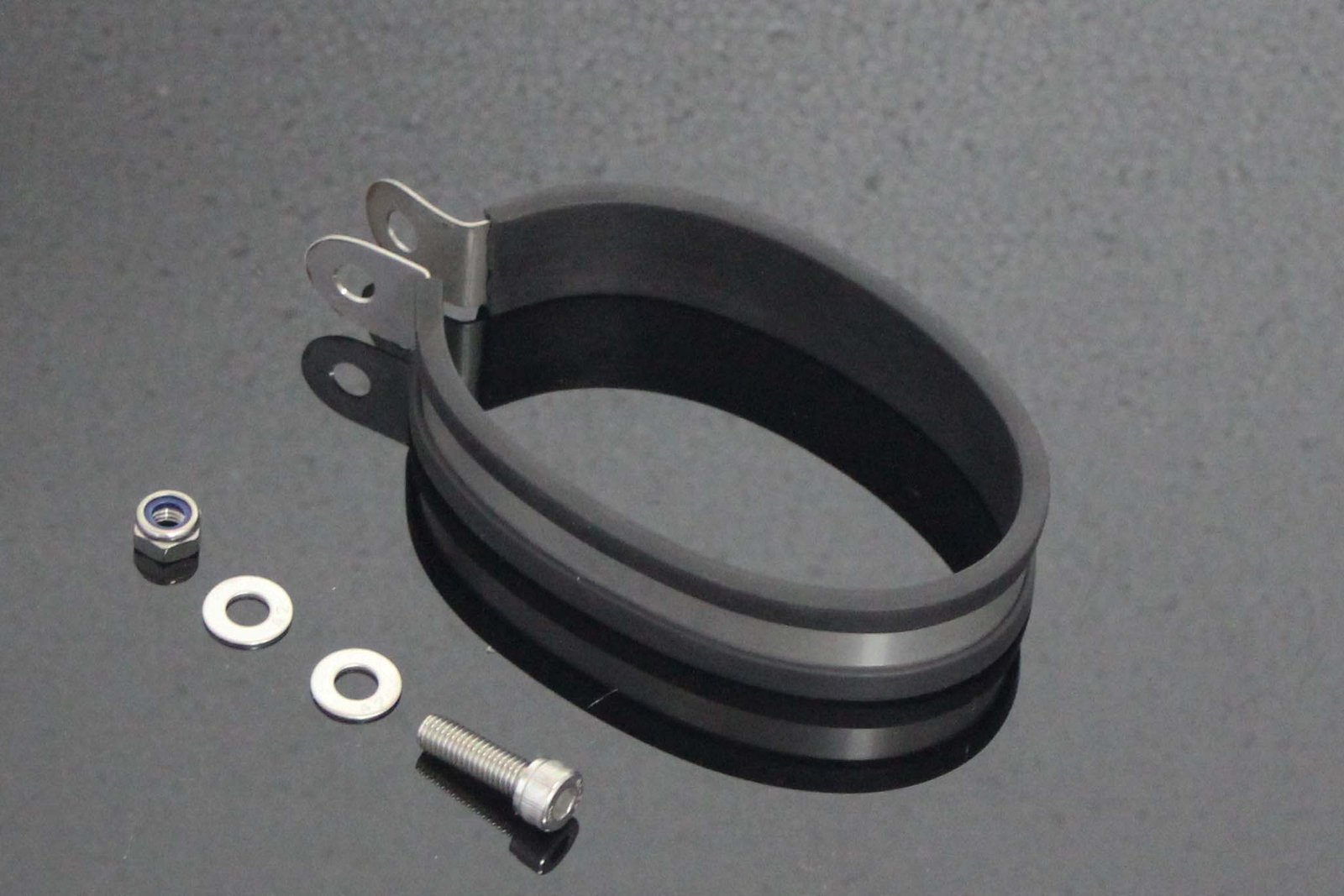 Clamp, Silencer, Single, Oval, Large, Assy.
