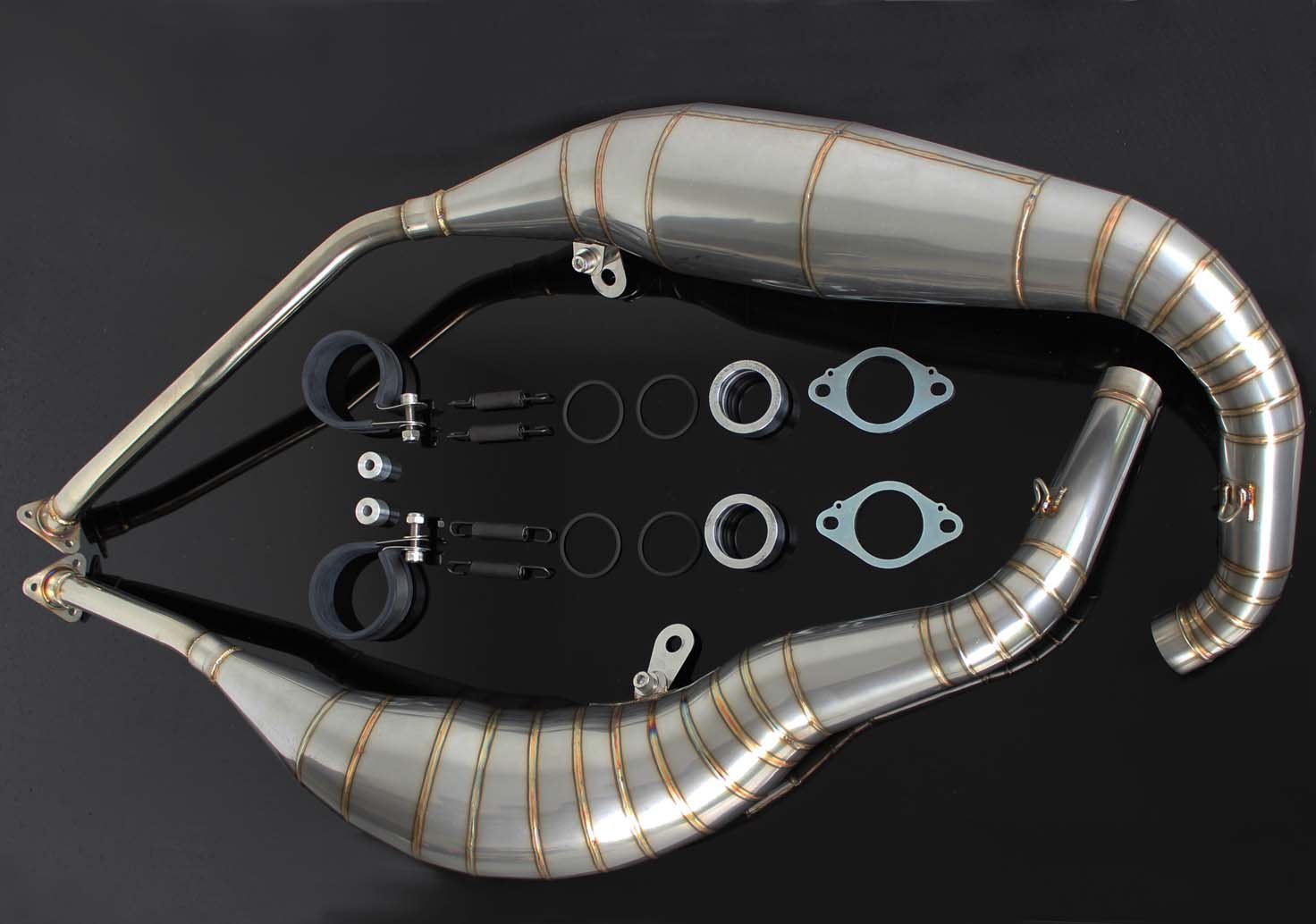 Set, Exhaust Chamber, Side By Side Type, Stainless Steel, RGV250 VJ21