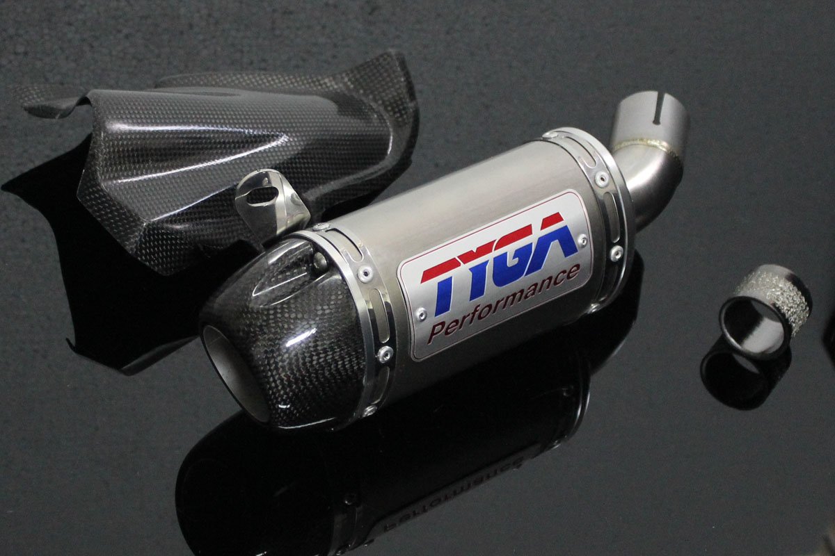 Set, Pipe, Slip On, Stainless, Oval/Carbon End Cap, Yamaha R25/R3 - Image 2