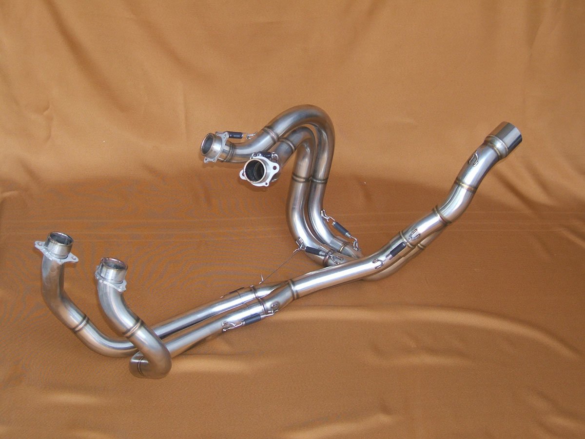 Set, Pipe, Full Race System, NC30/35, Round Aluminium Silencer - Image 2