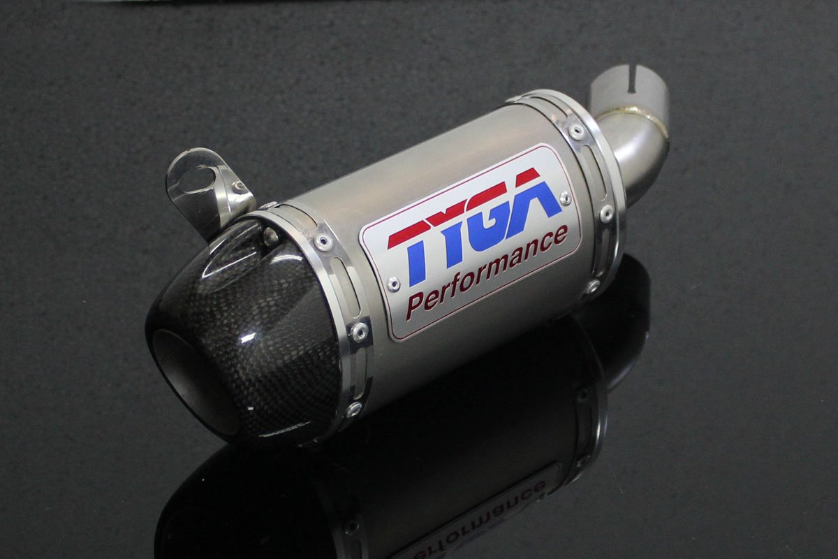 Replacement Silencer, Stainless, Oval/Carbon End Cap, Yamaha R25/R3 - Image 2