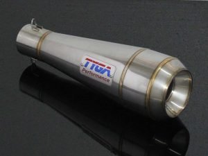 Silencer, Stainless Moto Maggot, 50.8 mm., No fittings