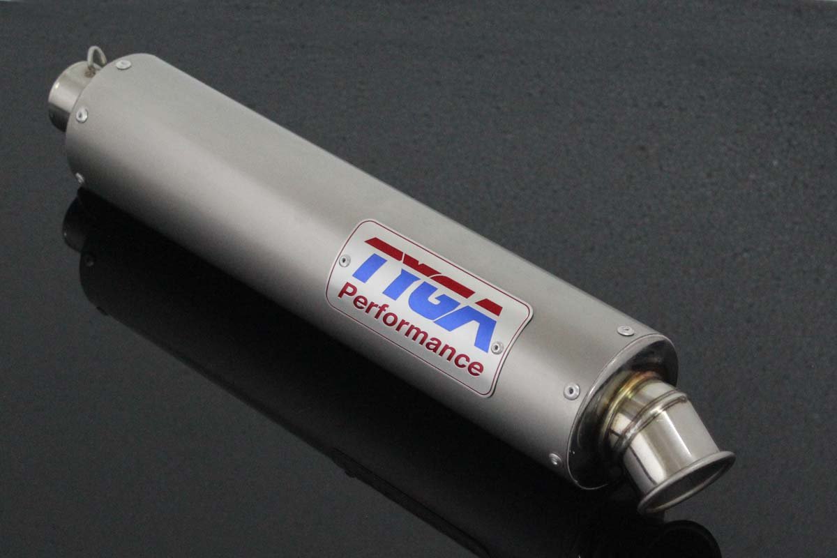 Silencer, Stainless, Round, Twin Stack, No Fittings