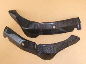 Frame Protectors, Pair (Carbon), Suzuki GSX-R1000 K5-K6