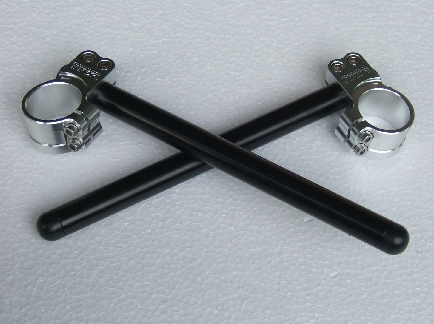 Handlebar Set, Racing, Silver, 41 mm. - Image 2