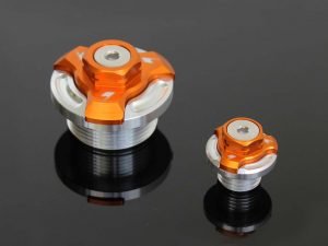 Engine Inspection Covers, Gold, Bikers