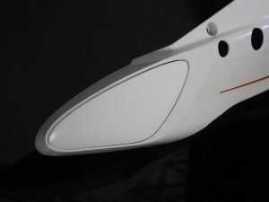 Cover, Exhaust Outlet, (GRP), KTM RC390, White