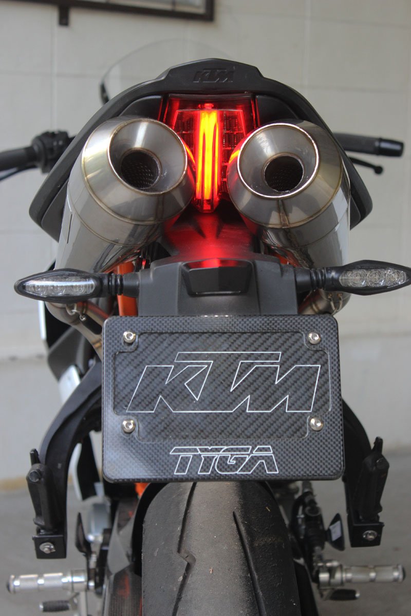 Silencer, Stainless Moto Maggot, Left, KTM RC390 Serpent, No fittings - Image 3