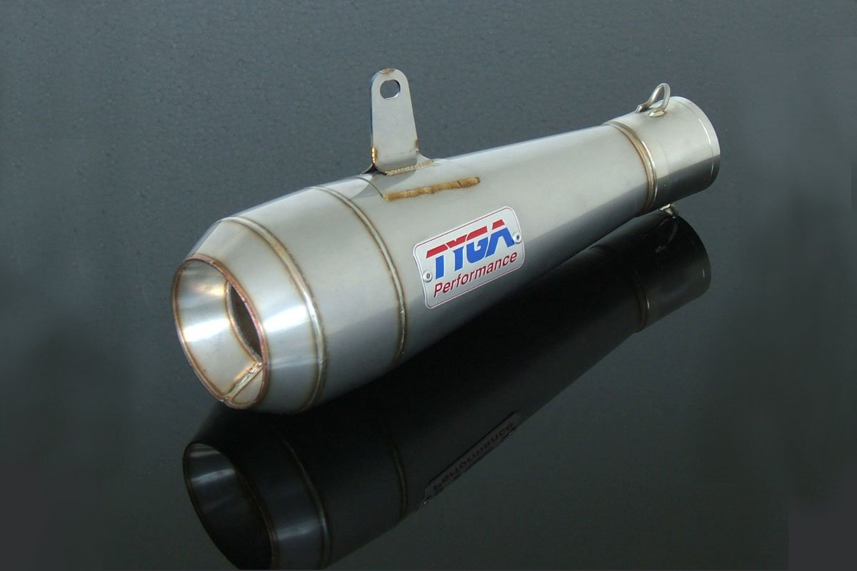 Silencer, Stainless Moto Maggot, 50.8 mm., No fittings