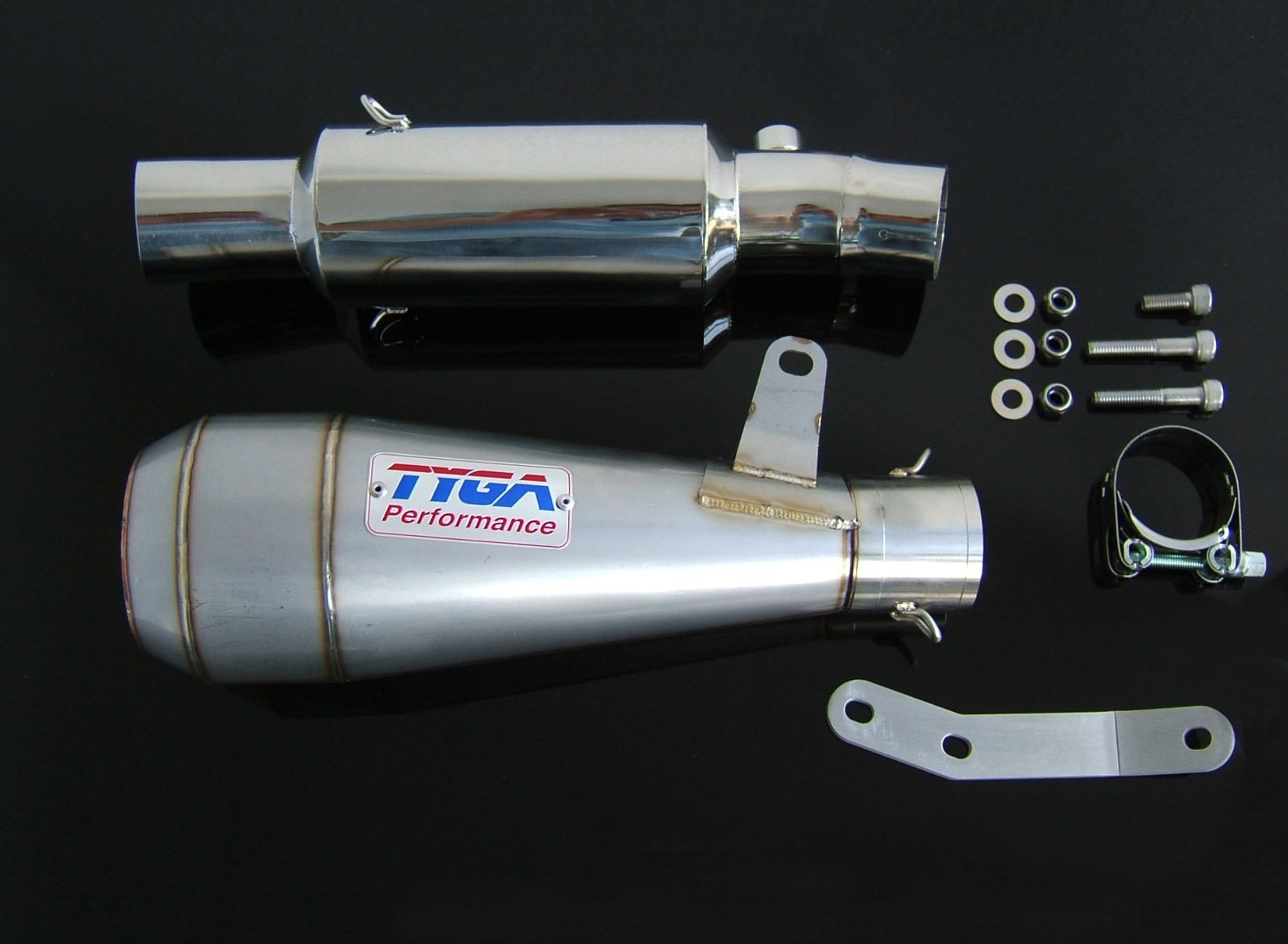 Set, Pipe, Half, Race System, ER6, Moto Maggot Silencer - Image 6