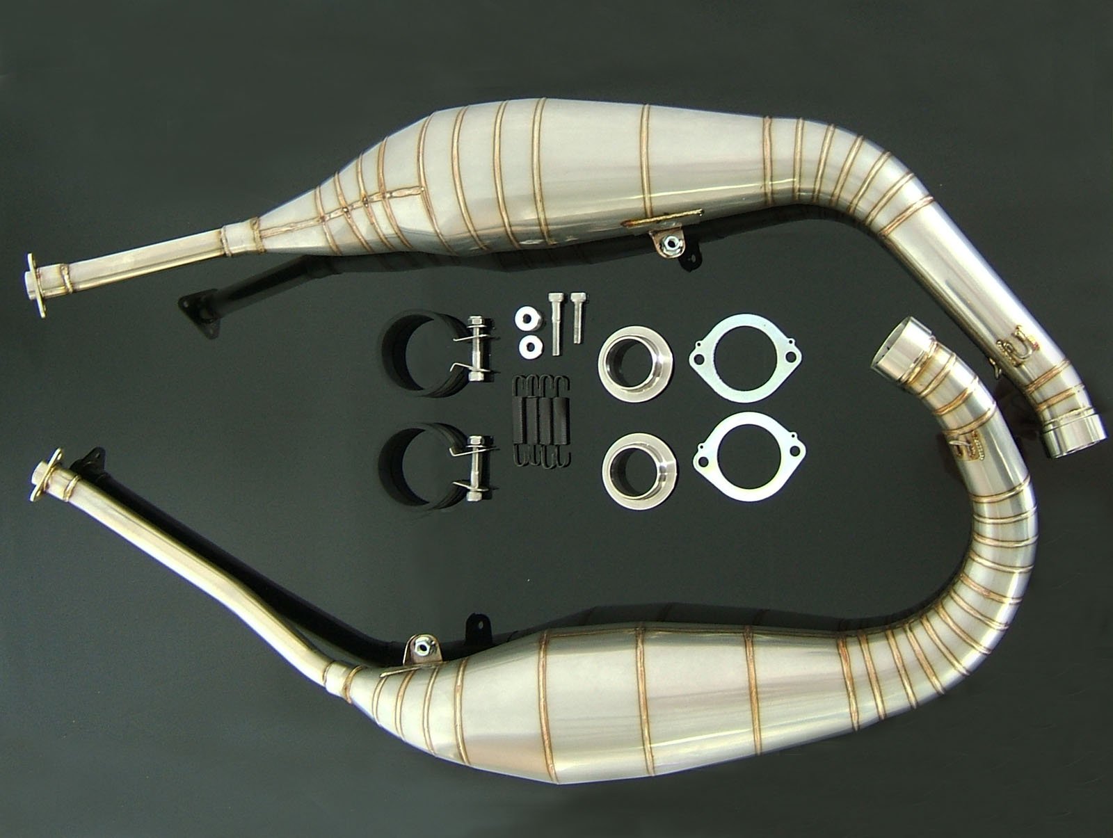 Set, Exhaust Chamber, Side By Side Type, Stainless Steel, MC21