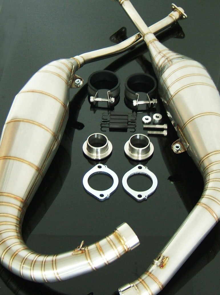 Set, Exhaust Chamber, Side By Side Type, Stainless Steel, MC21 - Image 2