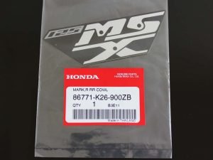 Decal, Rear Cowl MSX125, Asteroid Black Metallic and Valentine Metallic Red Schemes