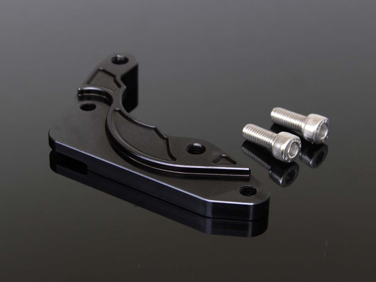 Bracket, Front Brake, 84 mm Brembo Conversion, Black, MSX125 Grom - Image 2