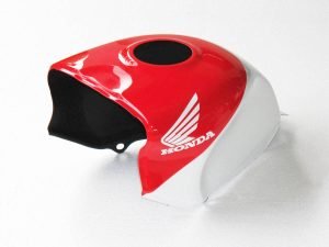 Tank Cover Rear (Stock GRP), NC35 (Red/White)