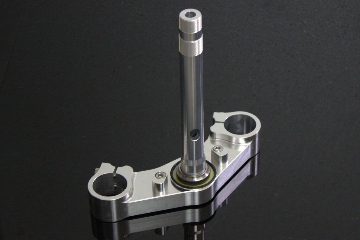 Lower Triple Clamp, CNC Silver, NSR250 - Image 2