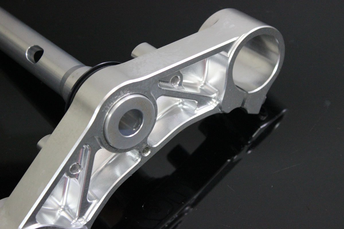 Triple Clamp Set, CNC Silver, NSR250, MC21 - Image 5