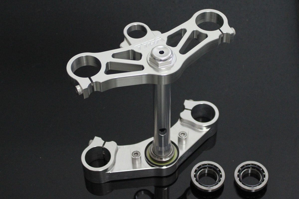 Triple Clamp Set, CNC Silver, NSR250, MC21