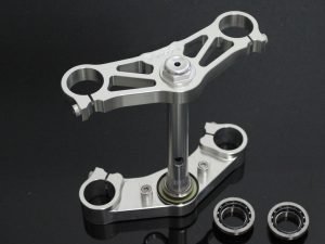 Triple Clamp Set, CNC Silver, NSR250, MC28