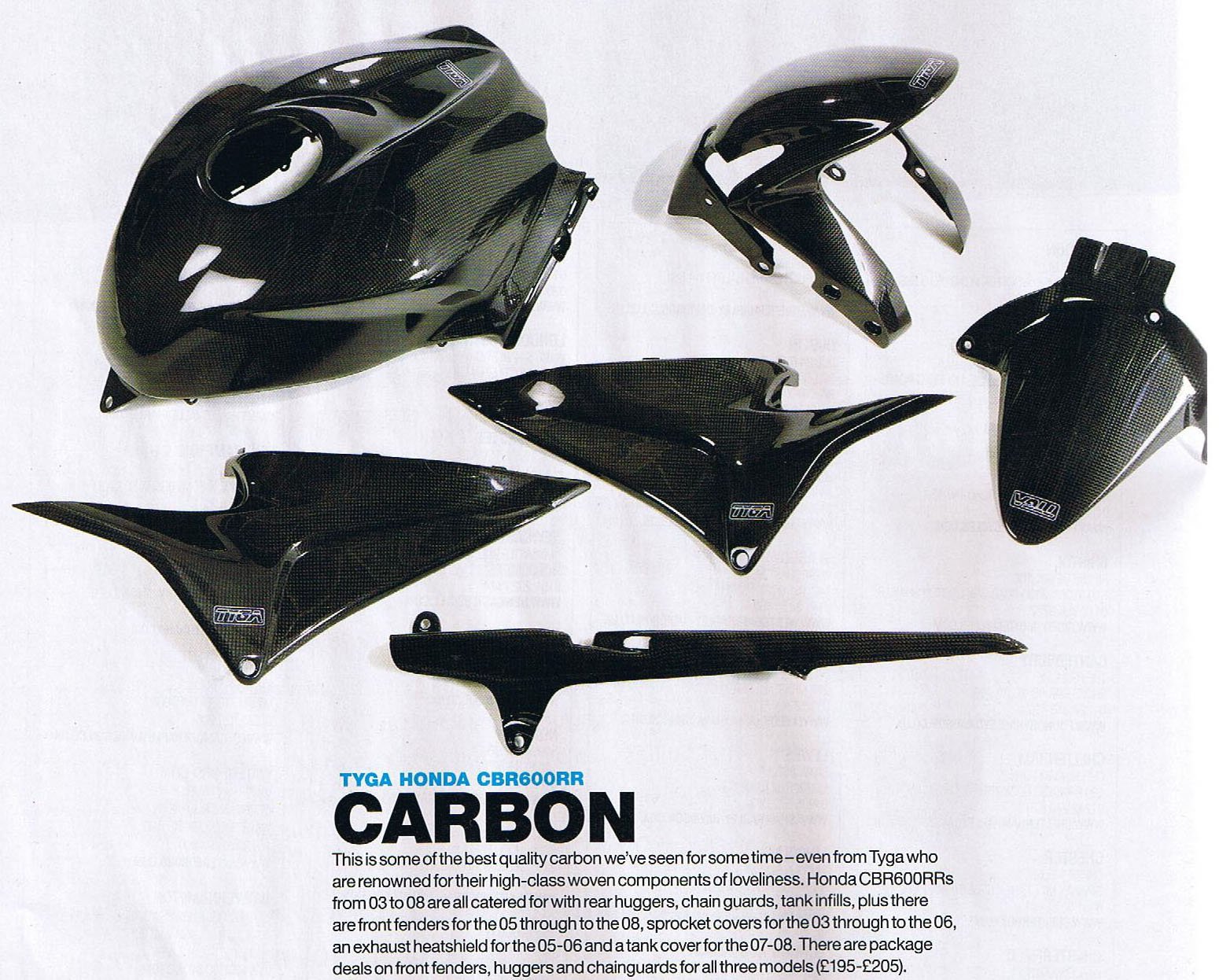 Chain Guard (Carbon), 2003-12 CBR600RR - Image 3