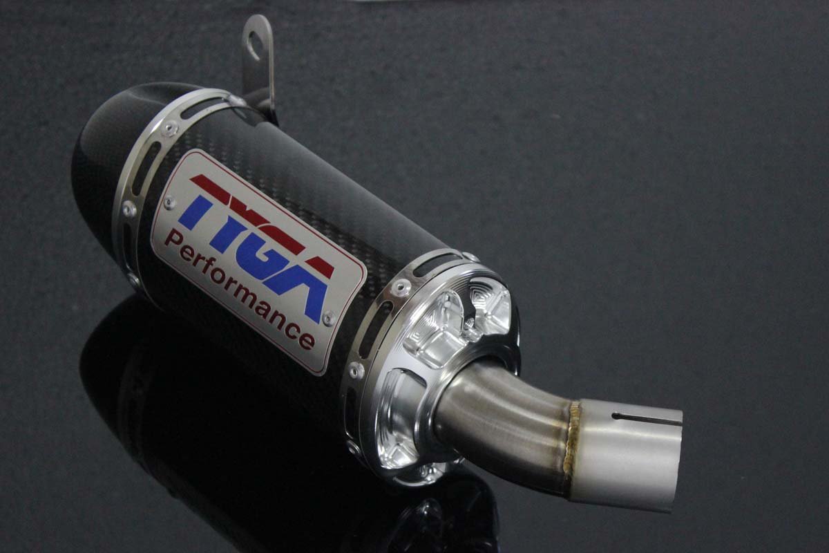 Set, Pipe, Slip On, Carbon, Oval/Carbon End Cap, Yamaha R25/R3 - Image 3