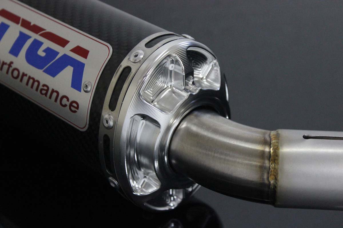 Replacement Silencer, Carbon, Oval/Carbon End Cap, Yamaha R25/R3 - Image 4