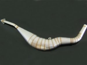 Exhaust Chamber, Right, Side By Side Type, Stainless Steel, Aprilia RS-250