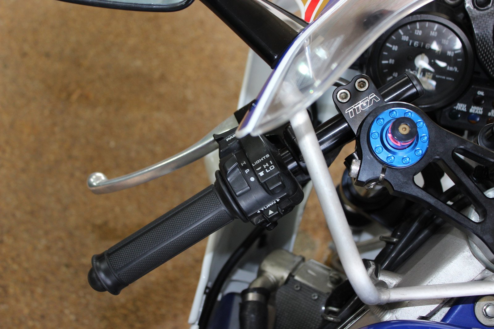 Handlebar Set, Racing, Silver, 41 mm. - Image 5
