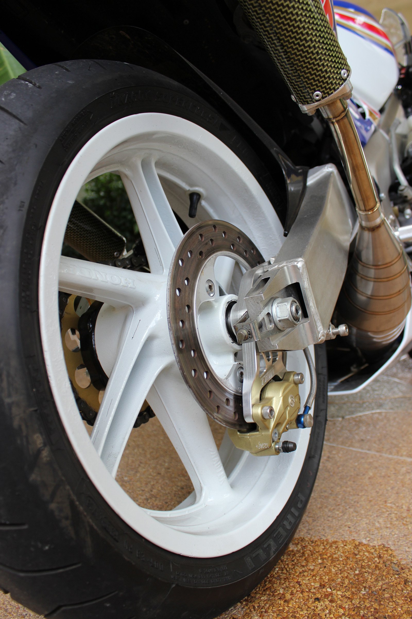 Bracket, Rear Brake, 84 mm Brembo Conversion, Silver, MC21 - Image 4
