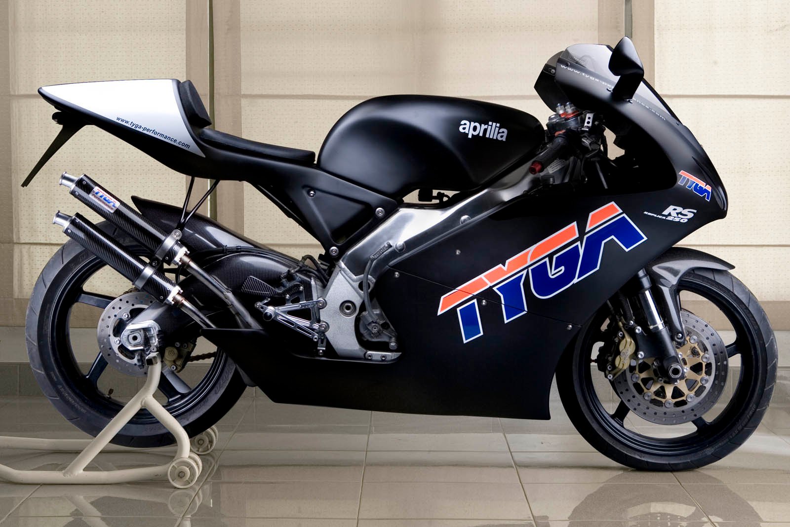 Set, Exhaust Chamber, GP Type, Stainless Steel, Aprilia RS-250 - Image 2