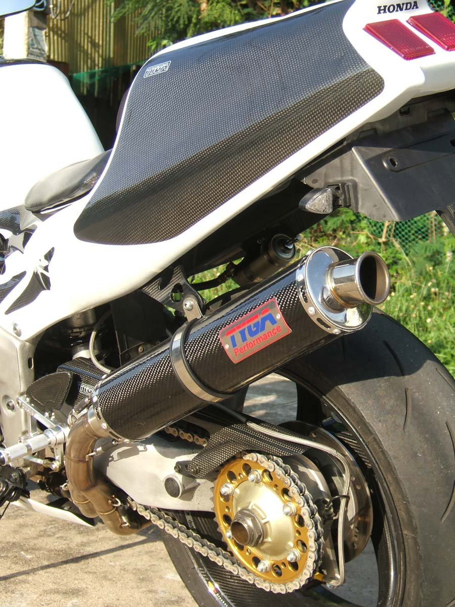 Set, Pipe, Full Race System, NC30/35, Round Carbon Silencer - Image 6