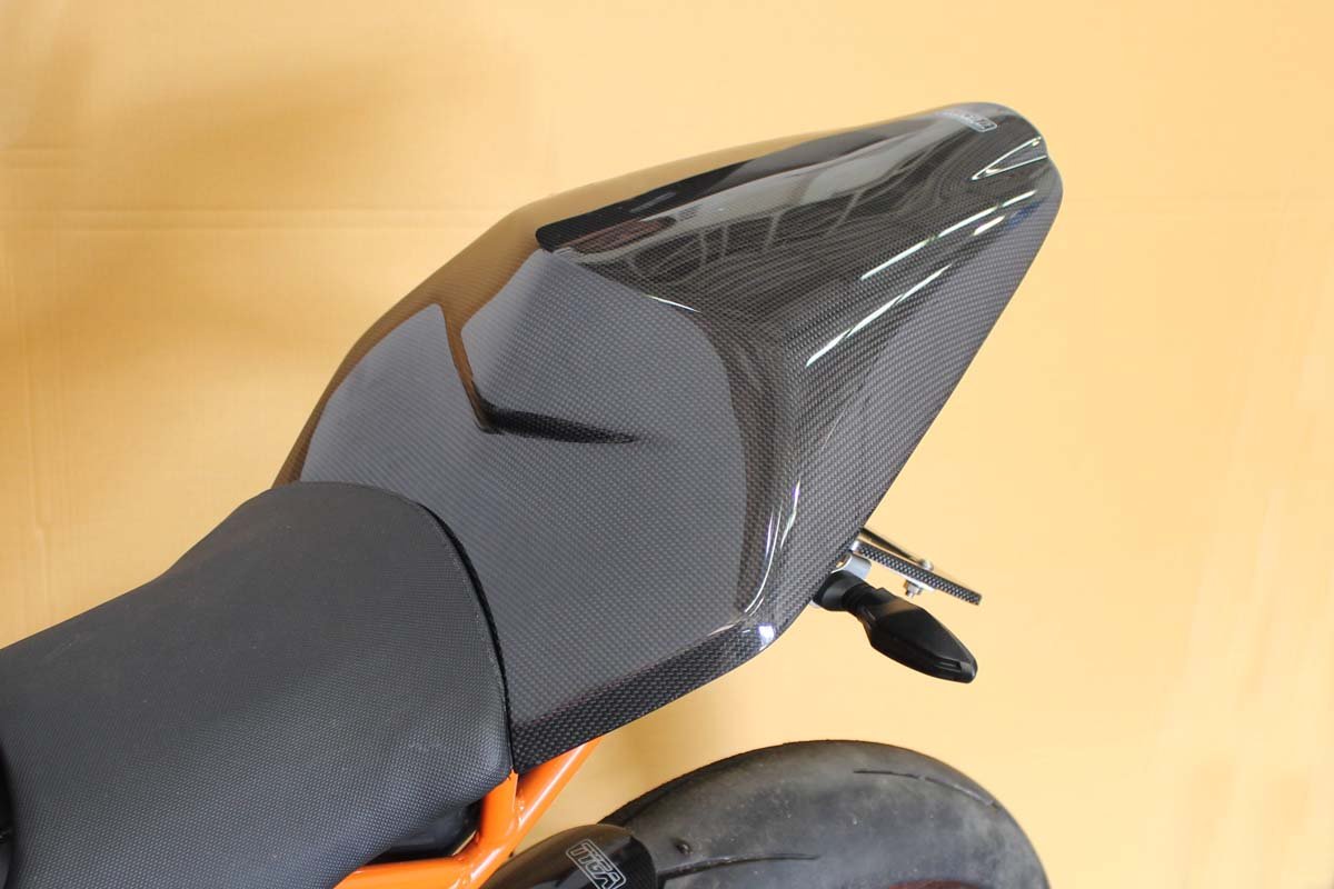 Seat Cowling, Passenger, (Carbon), KTM RC390 - Image 4