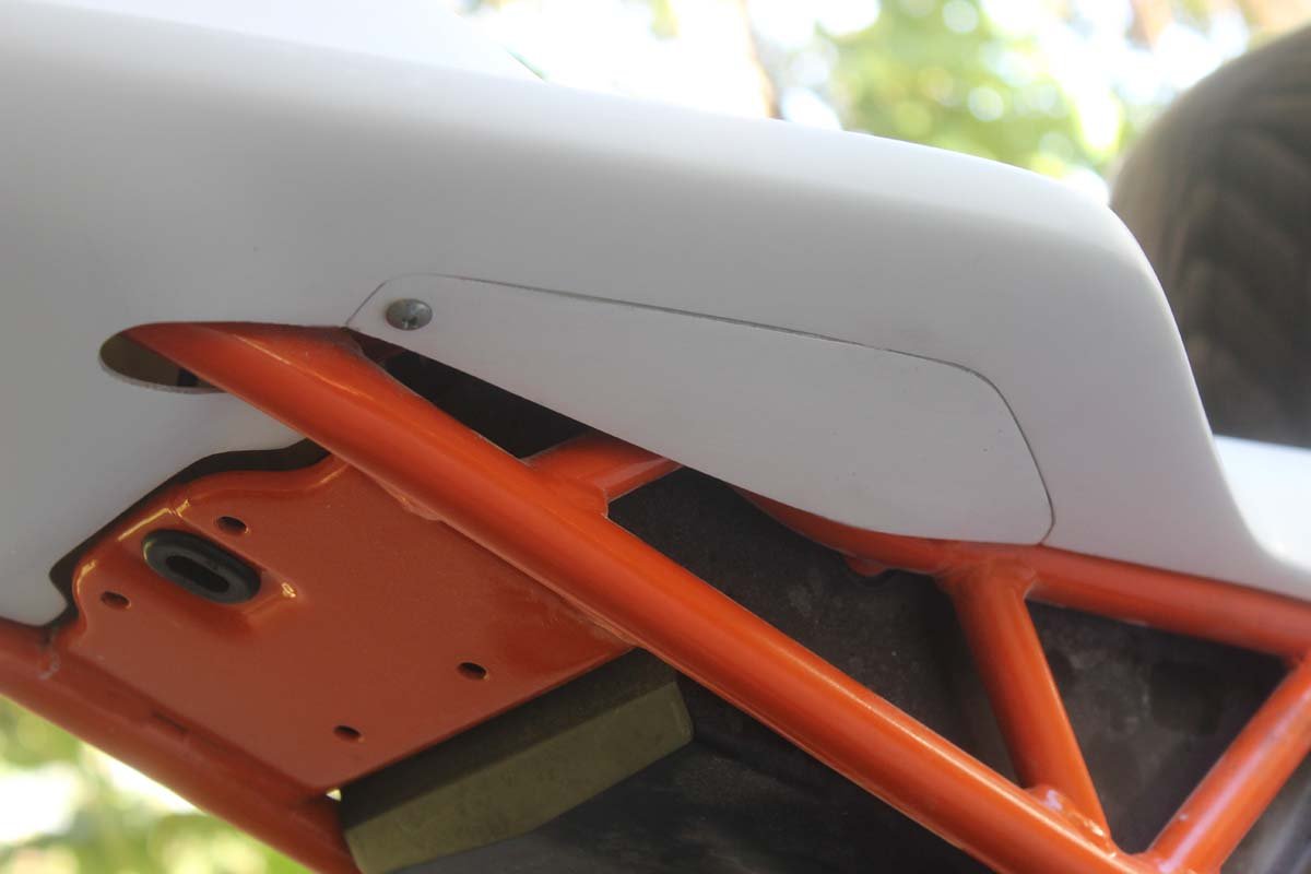 Seat Cowling, Race, (GRP), Cup Style, KTM RC250 and RC390 - Image 2