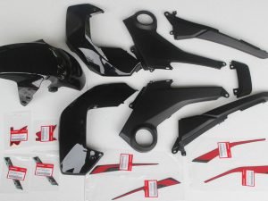 Complete Bodywork Set, MSX125, Type 9, 2015 Asteroid Black Metallic Scheme